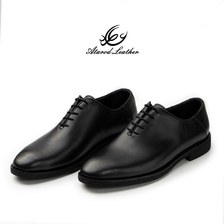 کفش رسمی مردانه چرم عطارد مدل چرم طبیعی کد SH322