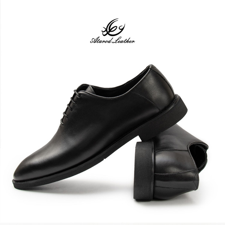 کفش رسمی مردانه چرم عطارد مدل چرم طبیعی کد SH322